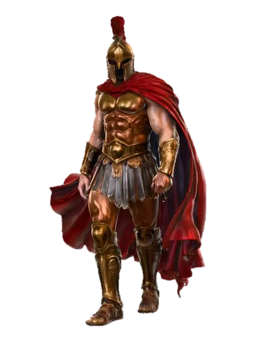 Spartan Warrior, #Halloween2025# 3D model, vytvořený pomocí AI