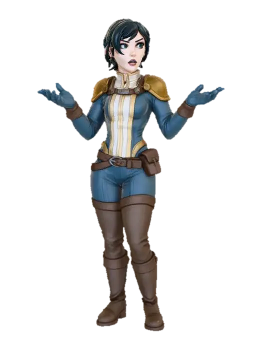 Explorer's Dilemma - Strategy 3D model, vytvořený pomocí AI