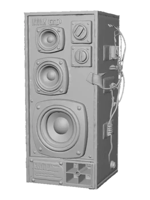 3D model for Post-Speaker