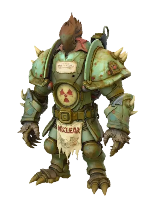 Nuclear Guardian 3D model, vytvořený pomocí AI