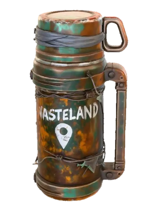 Post-Thermos - Survival 3D model, AI generated