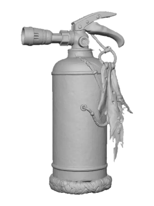 3D model for Post-Fire Extinguisher