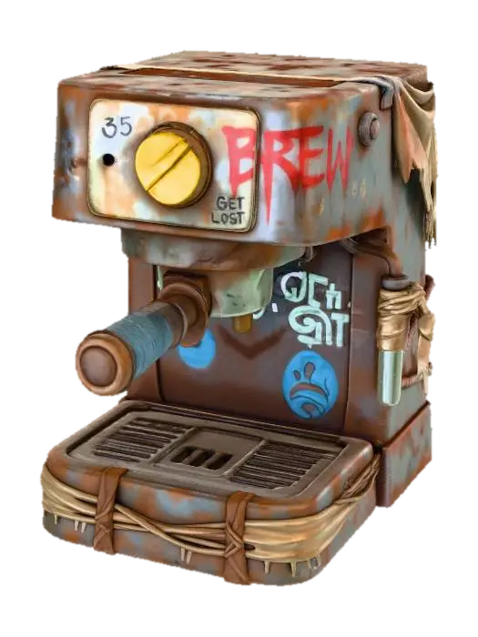 3D model for Post-Espresso Machine