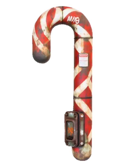 3D model for Industrial Candy Cane, #Christmas2025#