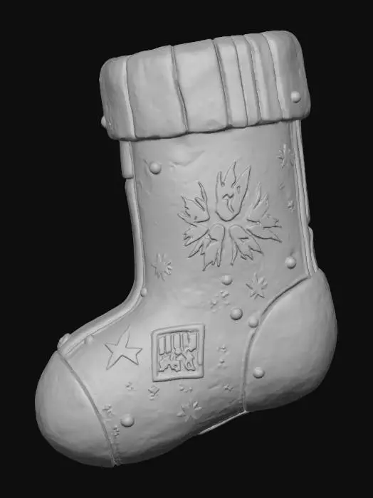 3D model for Christmas Sock, #Christmas2025#