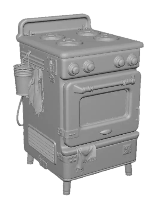 3D model for Post-Stove