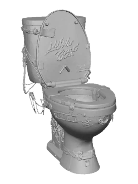 3D model for Post-Toilet