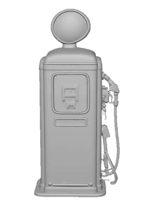 3D model for Post-Gas Pump