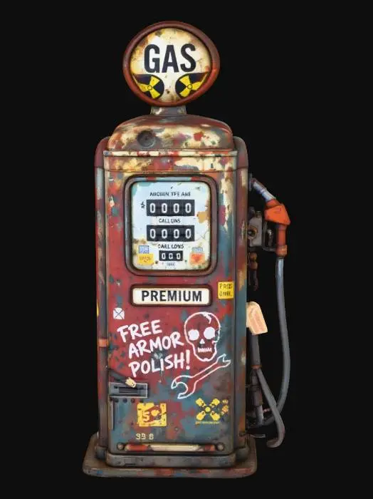 3D model for Post-Gas Pump