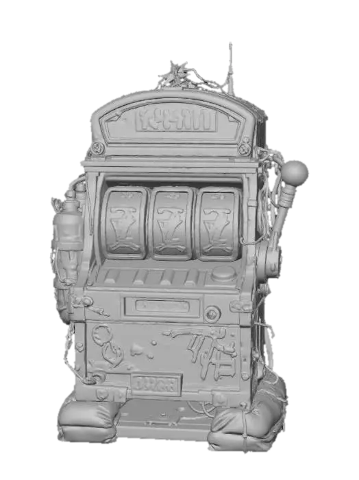 3D model for Post-Slot Machine