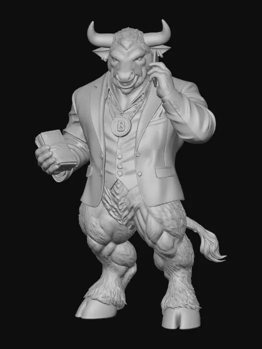 3D model for Bull