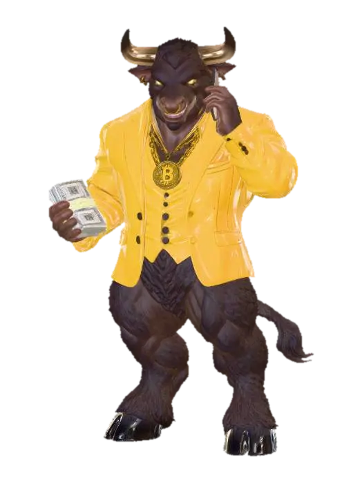 Bull 3D model, vytvořený pomocí AI