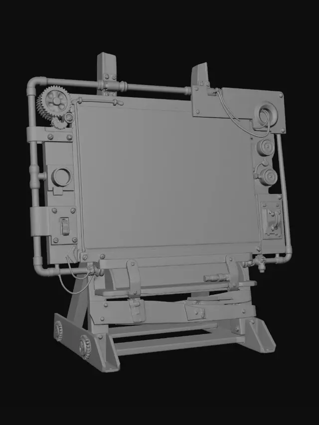 3D model for Rusty Steamworks Console