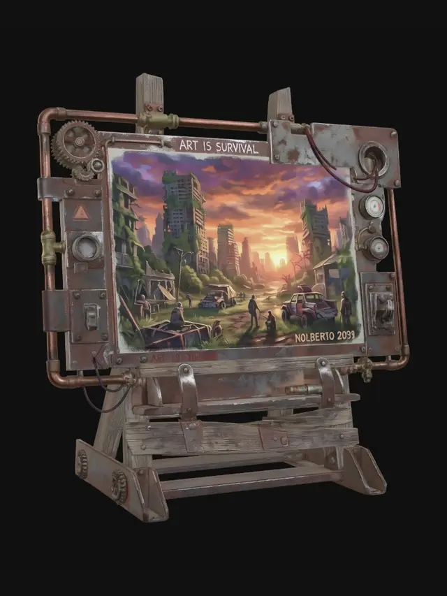 3D model for Rusty Steamworks Console