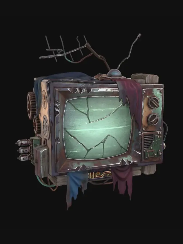 3D model for The Rusted Monitor
