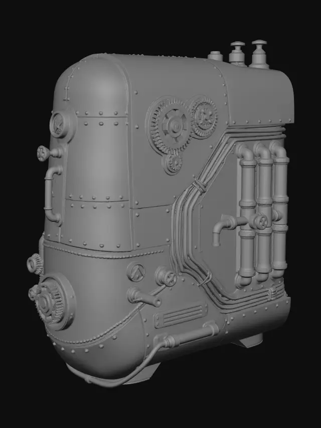 3D model for The Cogwork Vault