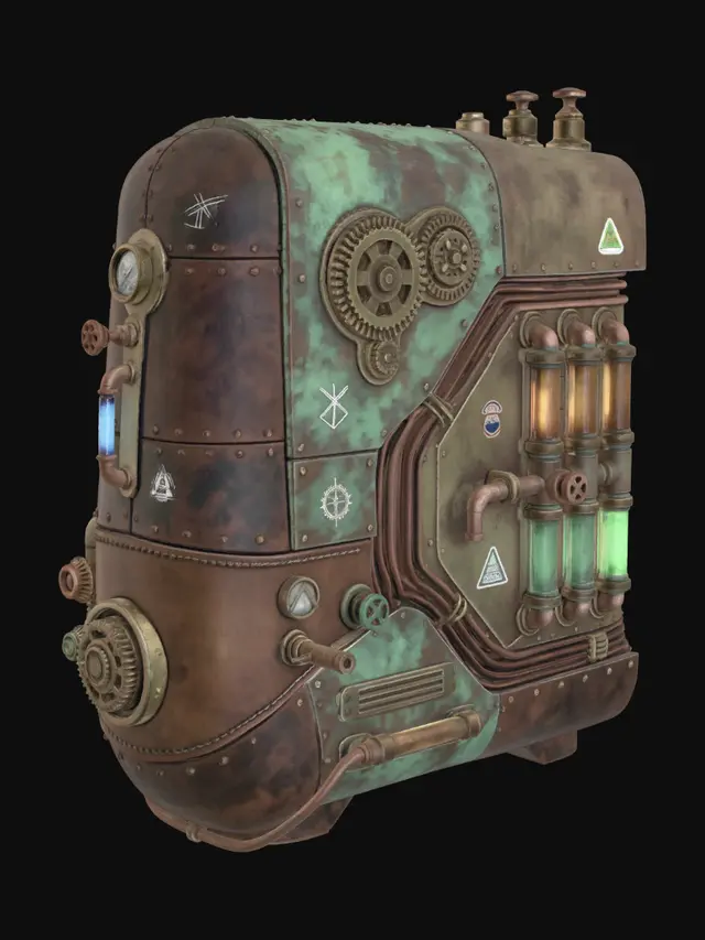 3D model for The Cogwork Vault