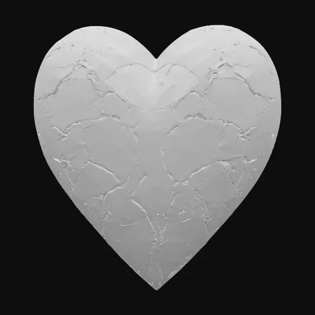 3D model for Kintsugi Heart