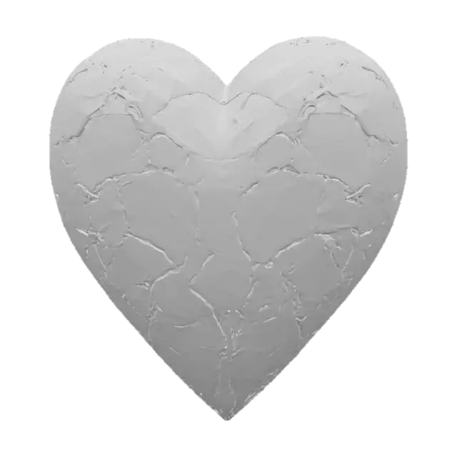 3D model for Kintsugi Heart