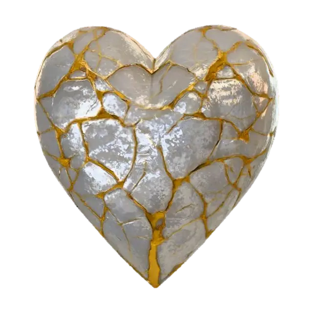 3D model for Kintsugi Heart