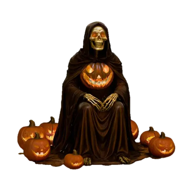 Haunting Harvest, #Halloween2025# 3D model, vytvořený pomocí AI