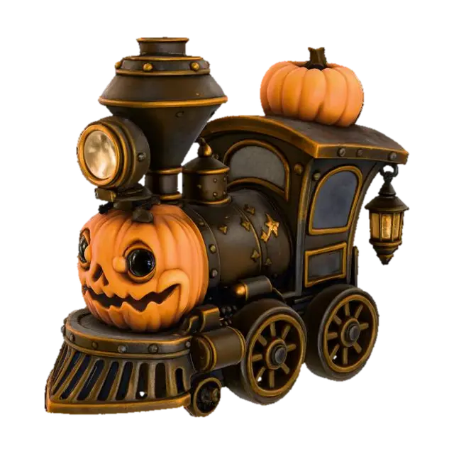 3D model for Pumpkin Express, #Halloween2025#