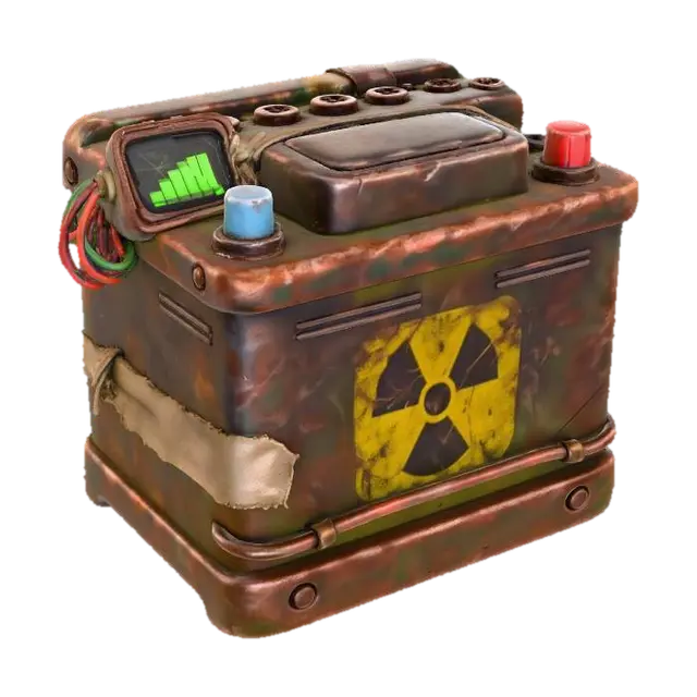 3D model for Post-Car-Battery