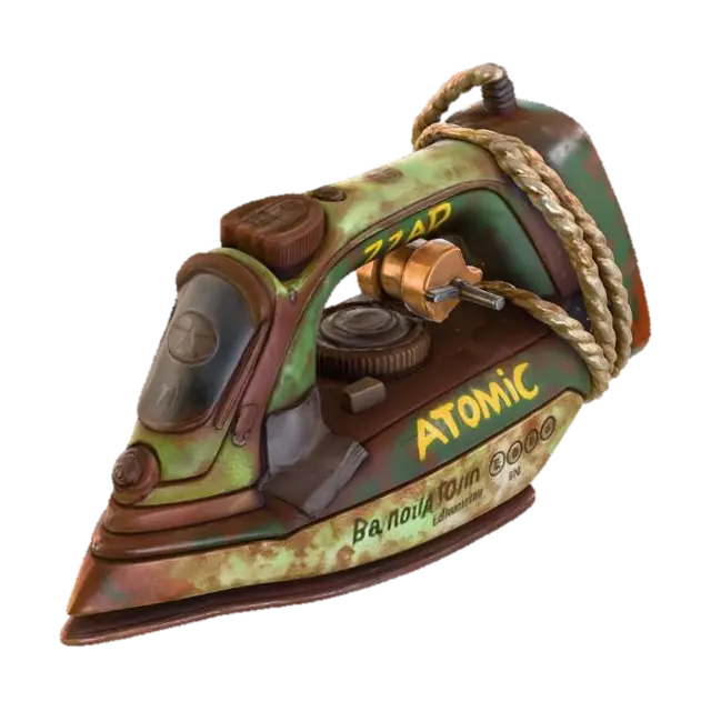 Post-Iron - Studio 3D model, AI generated