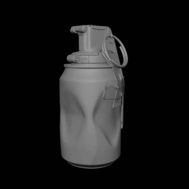 3D model for Coca-Cola Grenade
