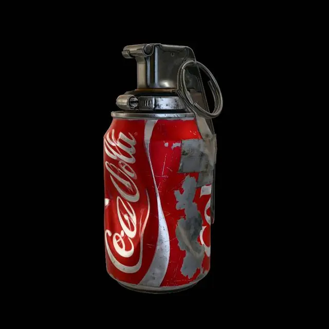 3D model for Coca-Cola Grenade