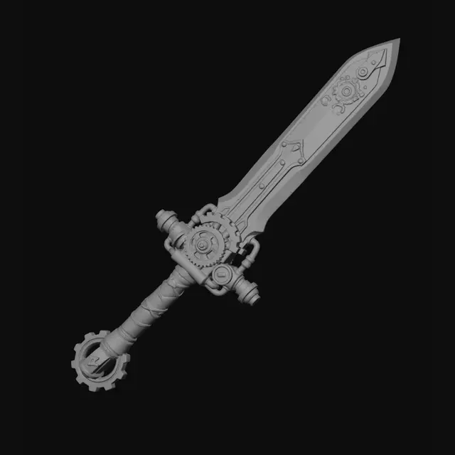 3D model for Cogsteel Saber