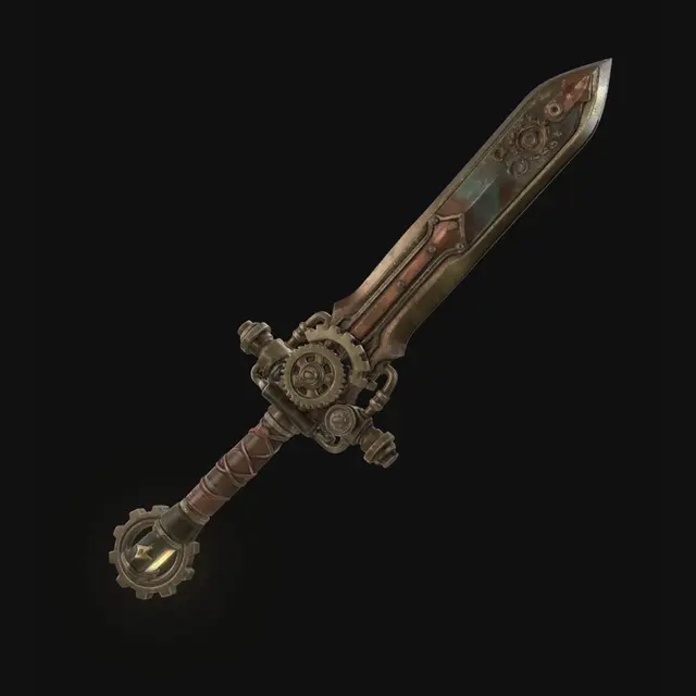 3D model for Cogsteel Saber
