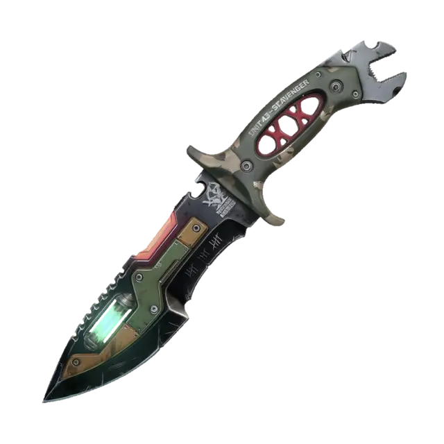 Modello 3D Unit 43 Scavenger Knife, generato dall’IA