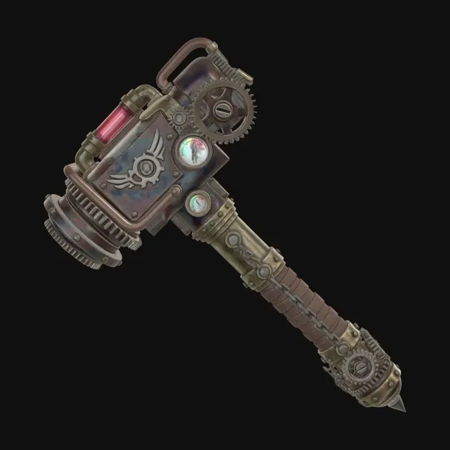 3D model for Clockwork Warhammer