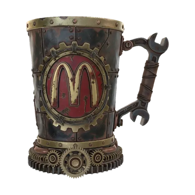 3D model for Steampunk Cogwheel Tankard