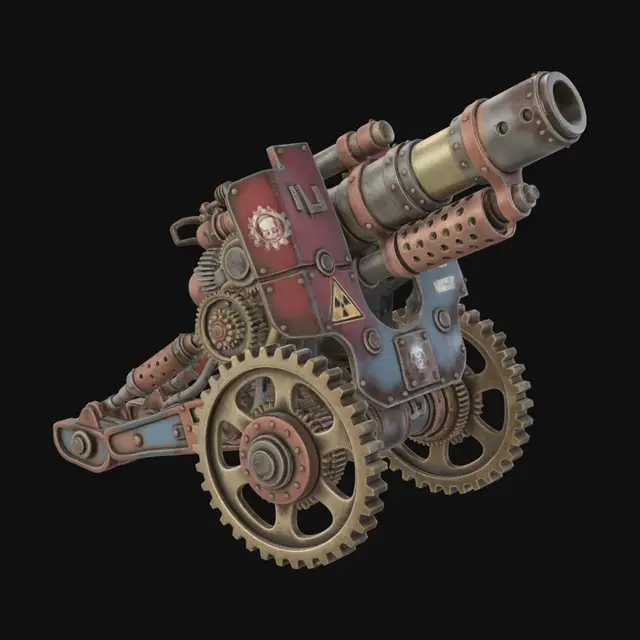 3D model for Cogwork Siege Cannon
