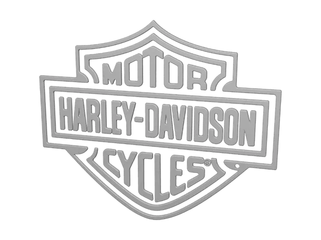 3D model for Harley-Davidson Motorcycles Logo