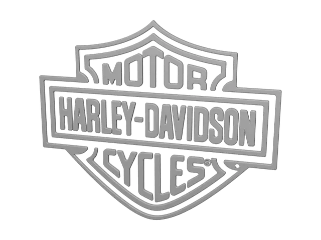 3D model for Harley-Davidson Motorcycles Logo