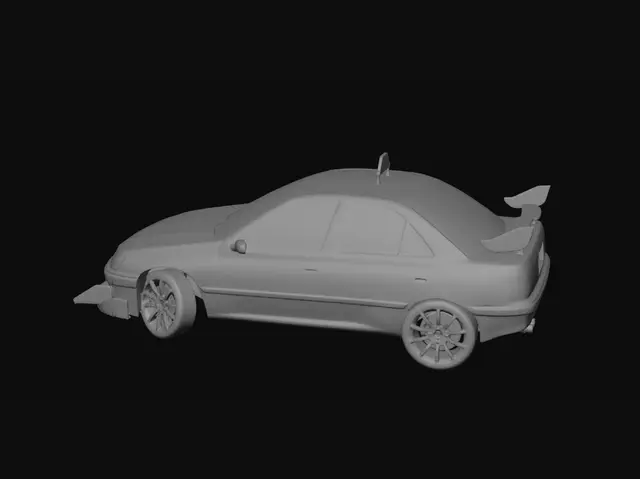 3D model for Marseille Taxi Racer