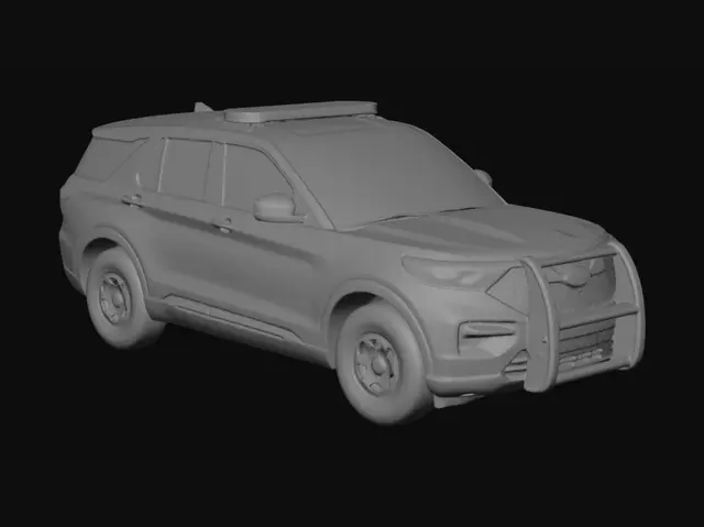 3D model for Youngstown Police SUV