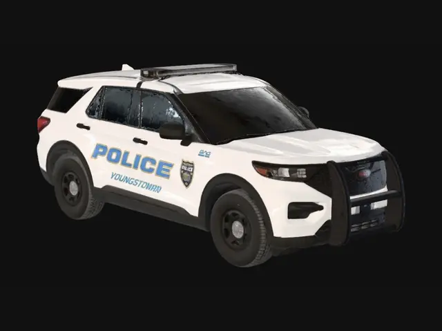 3D model for Youngstown Police SUV