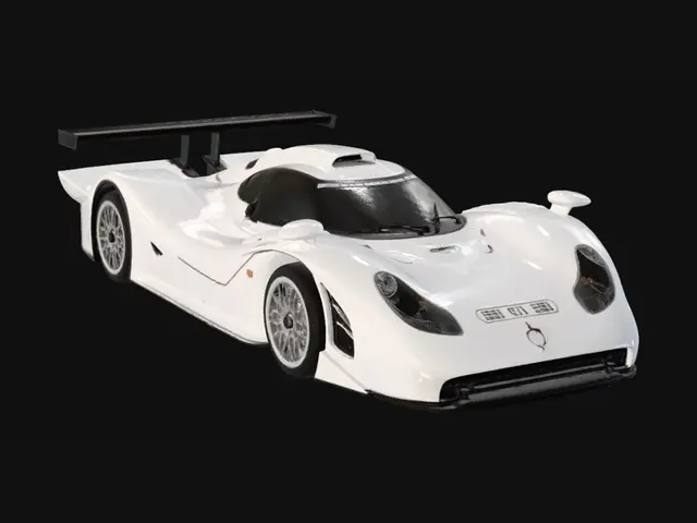 3D model for White Prototype Racer
