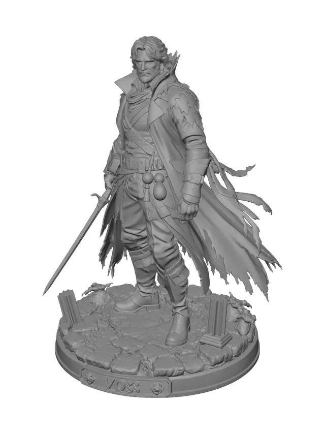 3D model for Voss the Dread Knight