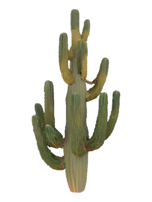 desert cactus 3D model, vytvořený pomocí AI