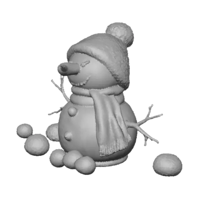 3D model for snowman