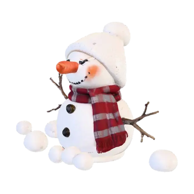 3D model for snowman