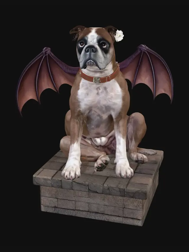 3D model for Batwing Boxer in the Garden