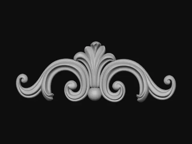 3D model for Ornate Wood Carving Design