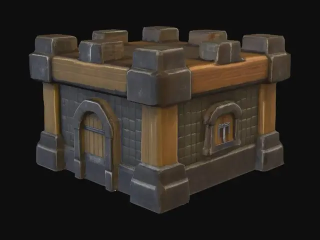 3D model for Stoneblock Cottage