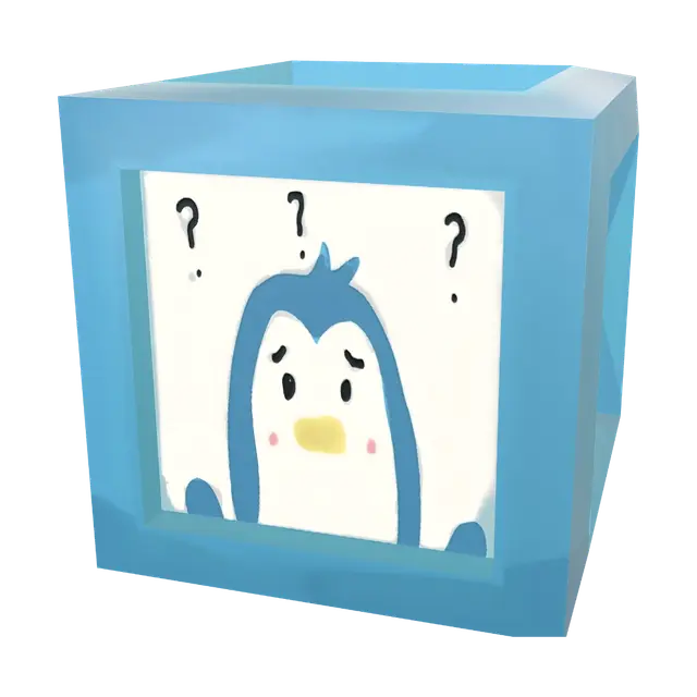 3D model for Questioning Penguin Cube
